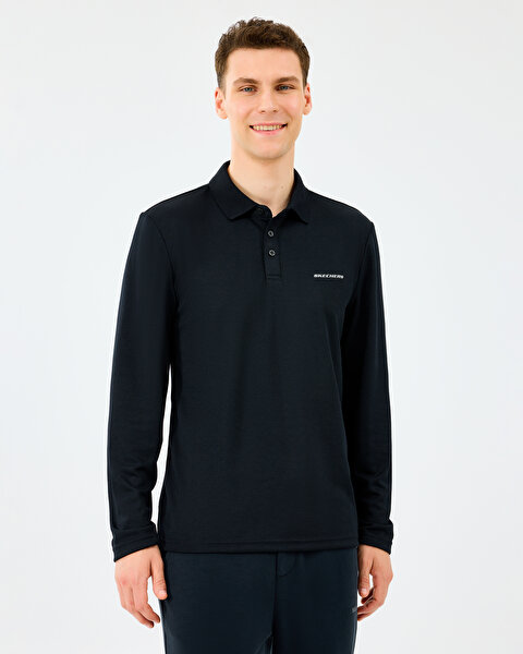 Skechers M Long Slv Polo