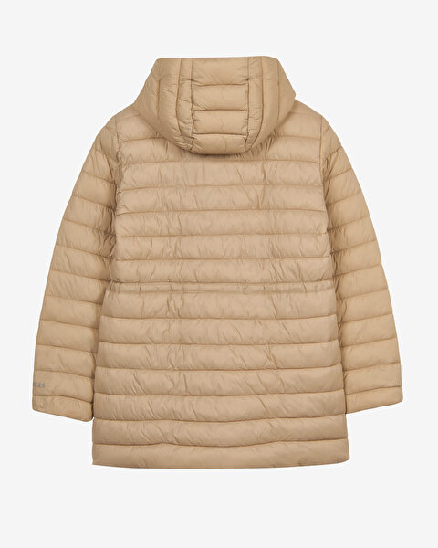 Skechers W Padded Long Light Jacket Kadın Bej Mont S2520206-1345-1