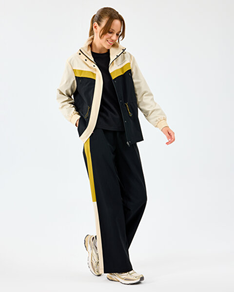 Skechers W Adjustable Waisted Full Zip Micro Jacket Kadın Beyaz Mont S2520208-1983-9