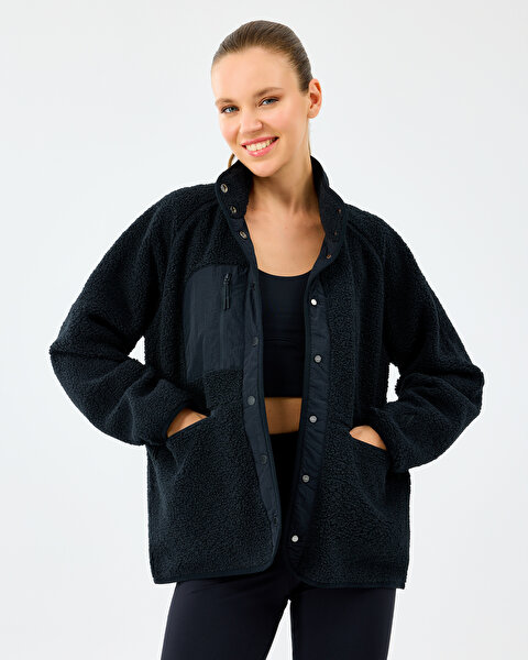 Skechers W Woven Detailed Pull Over Sherpa
