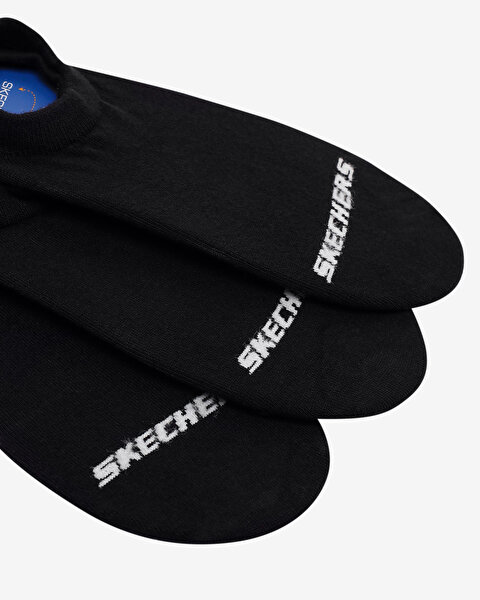 Skechers 3'Lü Paket Essential Bileksiz  Çorap Unisex Siyah Çorap S2520314-3817-2