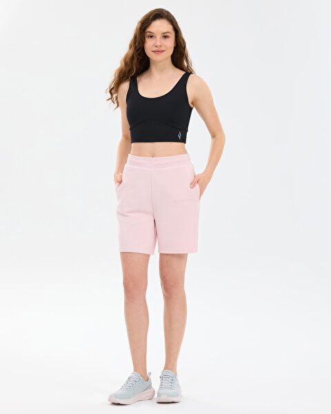 Skechers W Essential 5 Inch Sweat Short Sweat Short Kadın Pembe Şort S2610001-0441-3