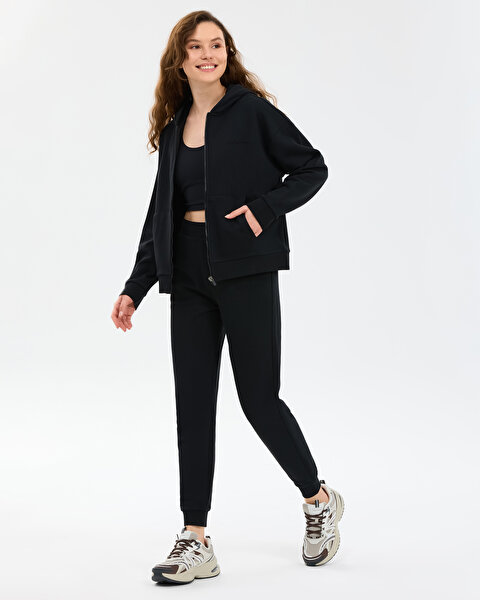 Skechers W Essentials Jogger Sweatpant Kadın Siyah Eşofman Altı S2610002-3817-4