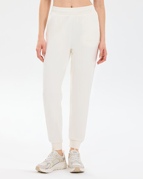 W Essential Jogger Sweatpant Kadın Beyaz Eşofman Altı S2610002-3855