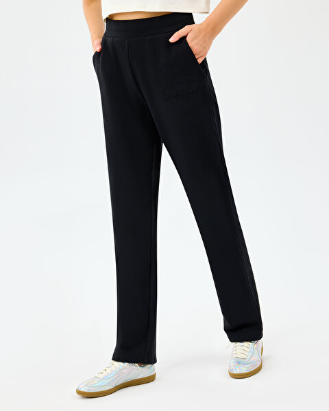 Skechers W Essential Regular Sweatpant Kadın Siyah Eşofman Altı S2610003-3817-1