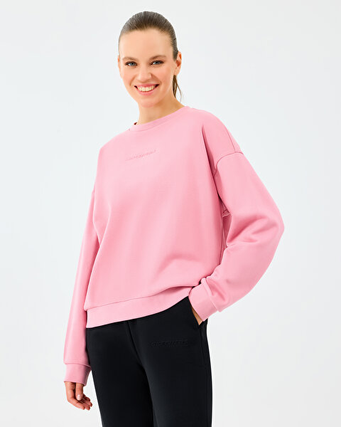 Skechers W Essential Crewneck Sweatshirt Kadın Mor Sweatshirt S2610011-0744-1