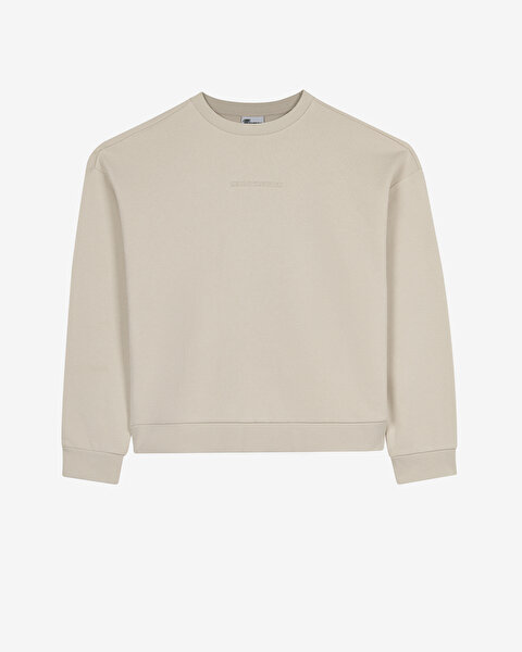 Skechers W Essential Crewneck Sweatshirt Kadın Gri Sweatshirt S2610011-1457