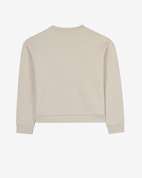 Skechers W Essential Crewneck Sweatshirt Kadın Gri Sweatshirt S2610011-1457-1