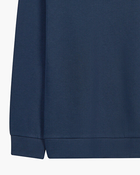 Skechers M Essential Crewneck Sweatshirt Erkek Lacivert Sweatshirt S2610015-0505-3