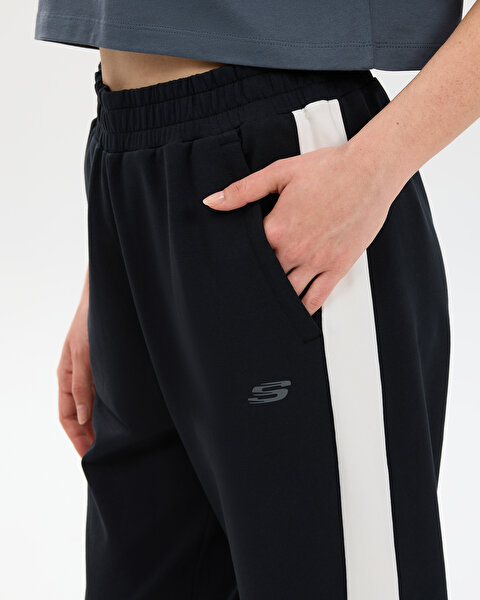 Skechers W Colour Block Track Suit Kadın Siyah Eşofman Takımı S2610027-3817-6