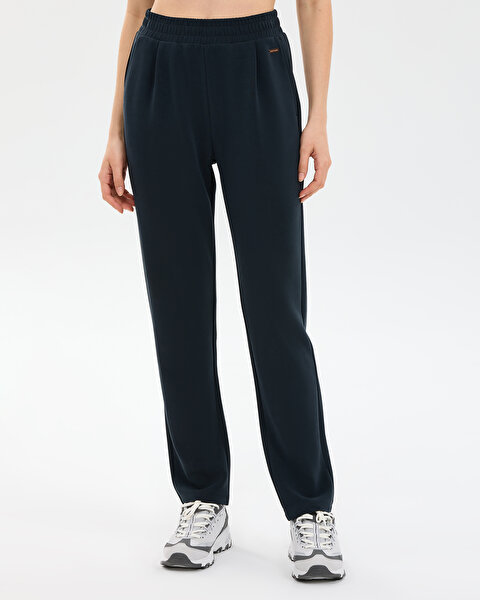 W Soft Touch Interlock Sweatpant Kadın Siyah Eşofman Altı S2610034-3817