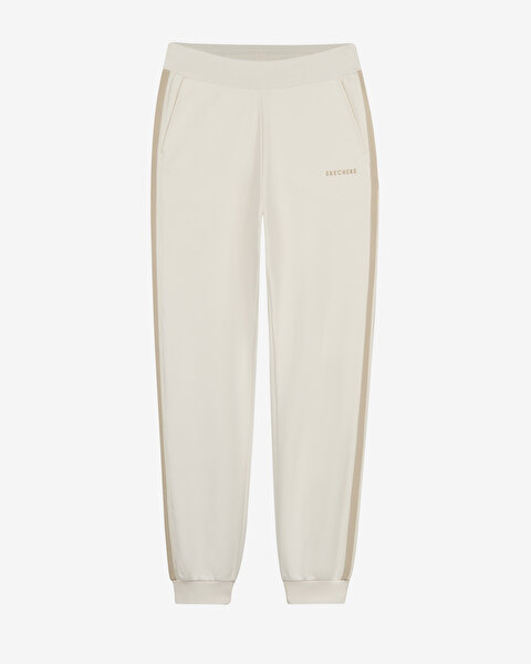 Skechers Skech Sweats  Elevate Jogger Sweatpant Kadın Beyaz Eşofman Altı S2610040-3855-4
