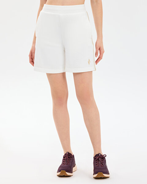 W Lw Fleece Sweatshort Kadın Beyaz Şort S2610043-3855