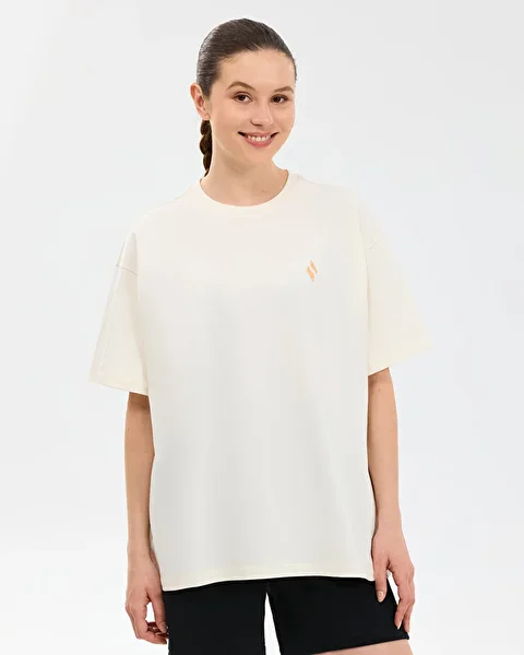 WOMEN SM LOGO POINT SHORT T-SHIRT タグ付き e.webp