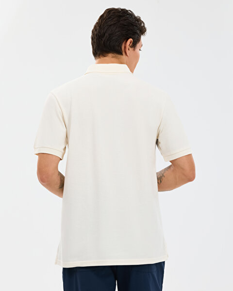 Skechers M Colourblock Polo Erkek Beyaz Polo Yaka Tshirt S2610081-3855-1