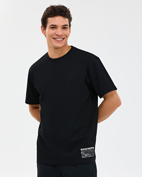 M Relaxed T-shirt Erkek Siyah Tshirt S2610109-3817