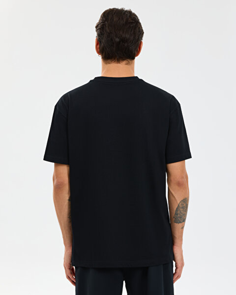 Skechers M Relaxed T-shirt Erkek Siyah Tshirt S2610109-3817-3