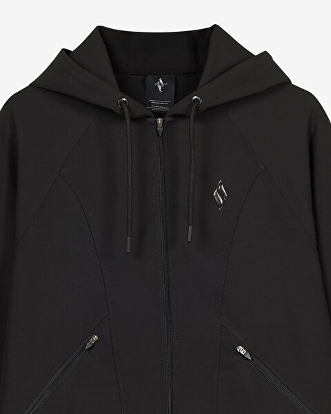 Skechers W Full Zip Jacket Kadın Siyah  S2620072-3817-2