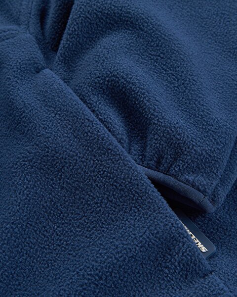 Skechers Outdoor Fleece Core Light Full Zip  Jacket Erkek Mavi Sweatshirt S2620087-0848-2