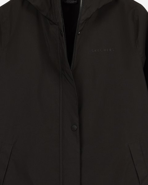 Skechers Micro Luxe  Elite Full Zip  Jacket Kadın Siyah Yağmurluk S2620097-3817-3