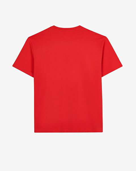 Skechers M Relax Fit Faded S T-shirt Erkek Kırmızı  S2620109-0120-1