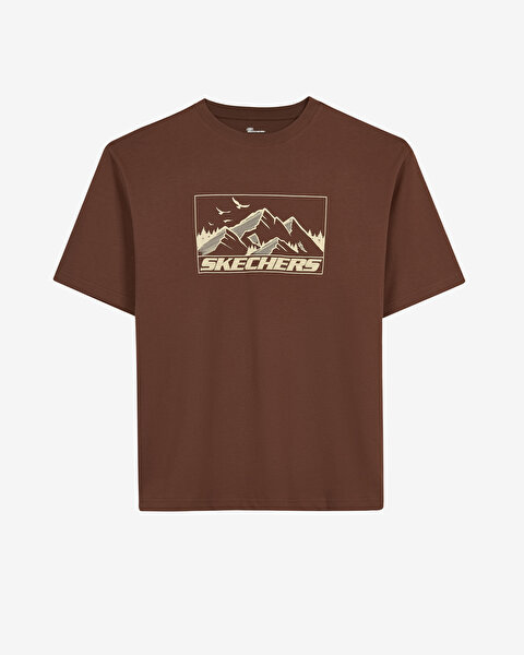 Skech Tee Adventure Crewneck  T-shirt Erkek Kahverengi Tshirt S2620111-2070
