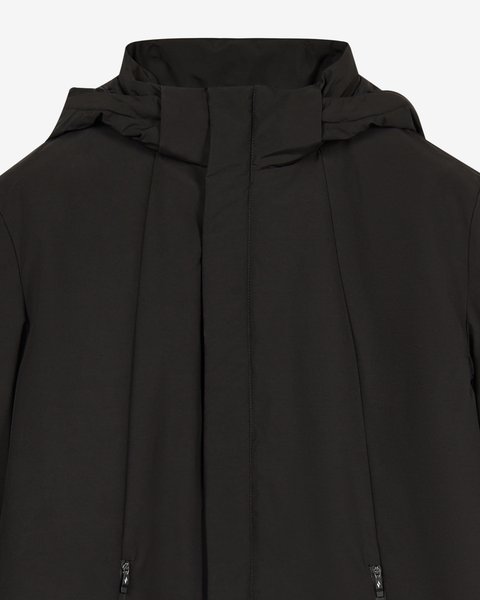 Skechers All Weather Urban Long Full Zip  Jacket Erkek Siyah Mont S2620117-3817-2