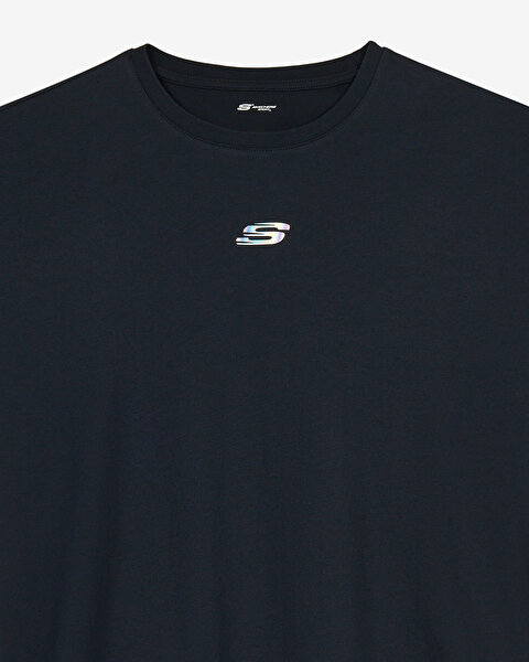 Skechers W Short Sleeve Graphic T-shirt Kadın Siyah  S2620155-3817-2