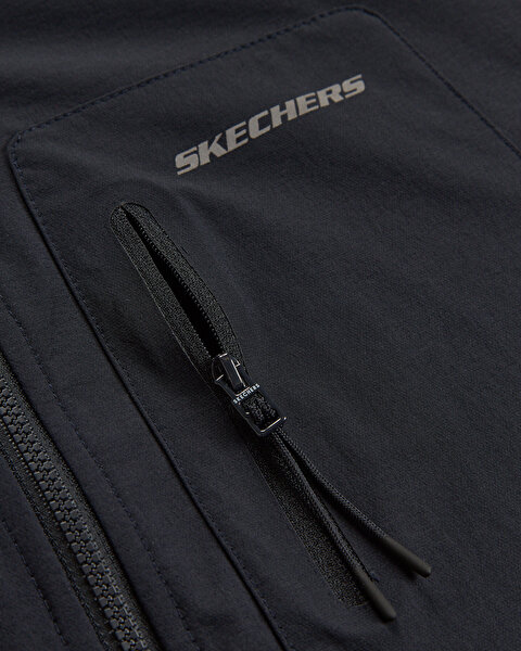 Skechers M Full Zıp Trai Jacket Erkek Siyah  S2620167-3817-5