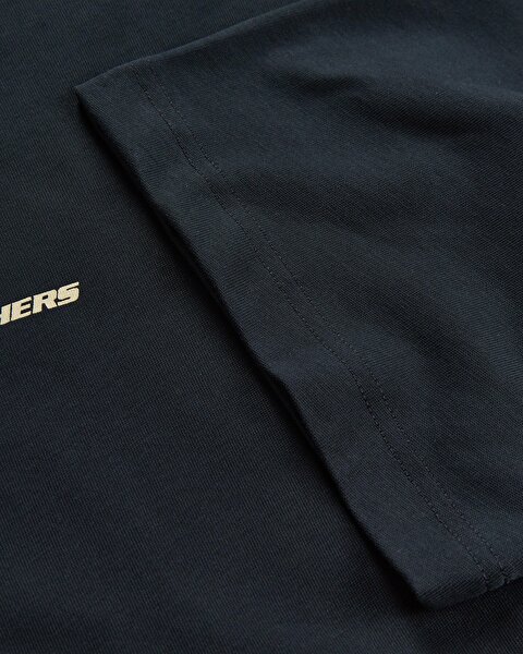 Skechers M Oversize Essential Heavy T-shirt Erkek Siyah  S2620191-3817-6