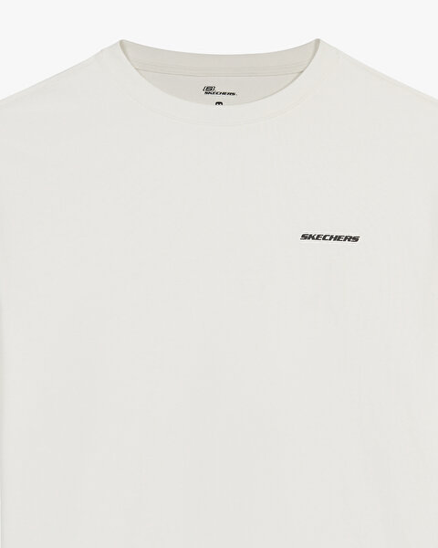 Skechers M Oversize Essential Heavy T-shirt Erkek Beyaz  S2620191-3855