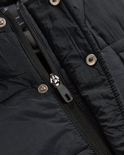 Skechers All Weather Cozy Fit Full Zip  Vest Erkek Siyah Yelek S2620193-3817-6