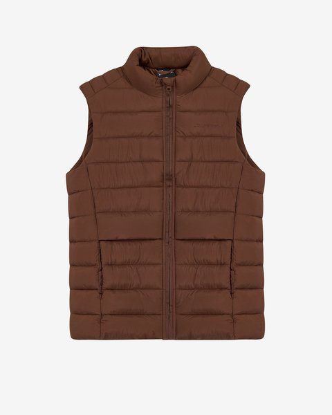 All Weather Cozy Fit Full Zip  Vest Kadın Kahverengi Yelek S2620197-2070
