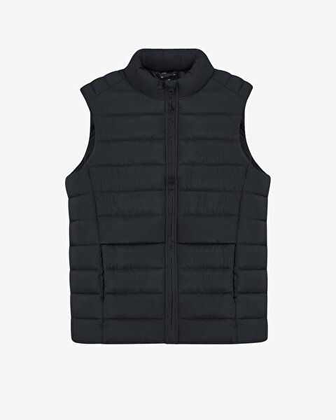 All Weather Cozy Fit Full Zip  Vest Kadın Siyah Yelek S2620197-3817