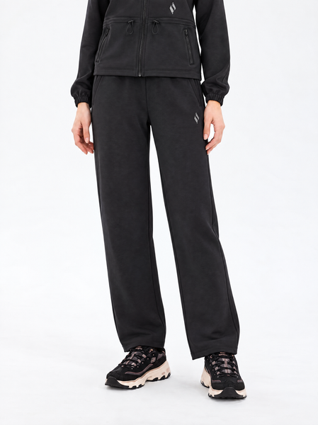 Skechluxe Weekend Wide Leg Sweatpant Kadın Siyah Eşofman Altı S2620200-3817