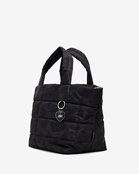 Skechers W Tote Bag Leo Print Kadın Siyah Kol Çantası S41094350-3817-2