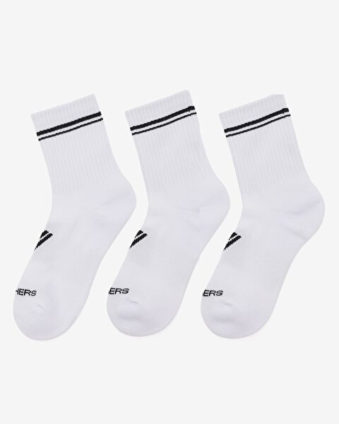 Skechers Wo1/2 Terry Low Crew - 3'Lü Paket Kadin Çorap