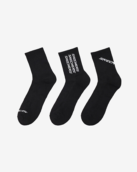 Skechers 1/2 Terry Low Crew - 3'Lü Paket Erkek Çorap
