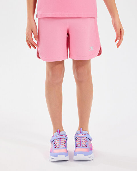 Skechers G Lw Fleece Short Büyük Kız Çocuk Pembe Şort SK2510044-610-1