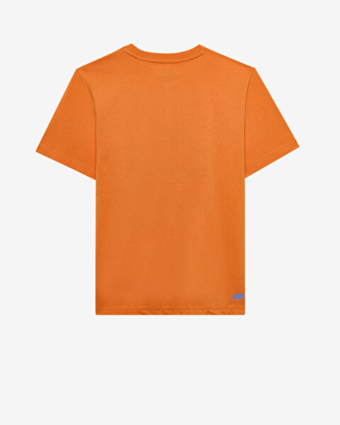 Skechers B Short Sleeve Regular Fit T-shirt Büyük Erkek Çocuk Turuncu Tshirt SK2510102-701-1