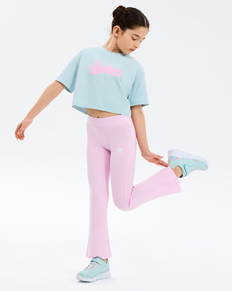 Skechers G Ankle Legging Büyük Kız Çocuk Pembe Tayt SK2610038-0098-3