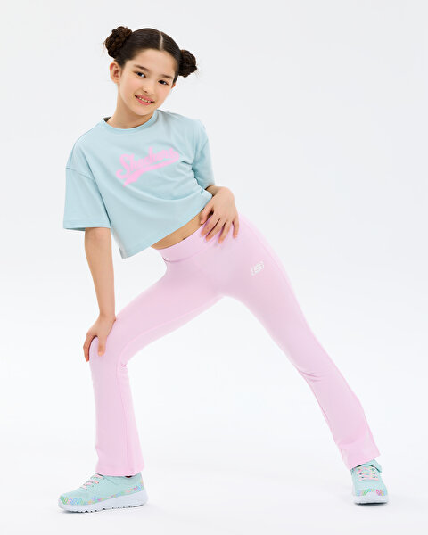 Skechers G Ankle Legging Büyük Kız Çocuk Pembe Tayt SK2610038-0098-5