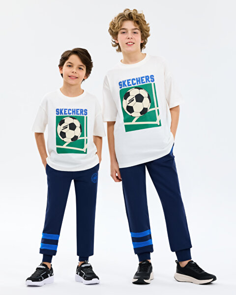 B Lw Fleece Sweatpant Büyük Erkek Çocuk Lacivert Eşofman Altı SK2610051-3601