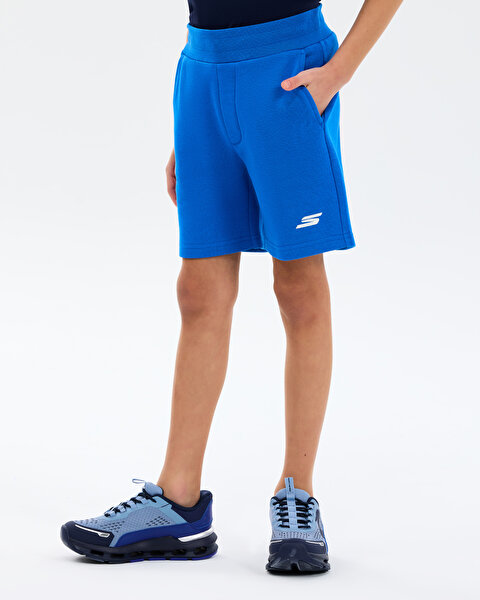 Skechers B Lw Fleece Sweat Short Büyük Erkek Çocuk Koyu Mavi Şort SK2610080-0748-2