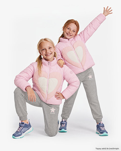 G Puffer Hearty Jacket Büyük Kız Çocuk Pembe SK2620099-0098