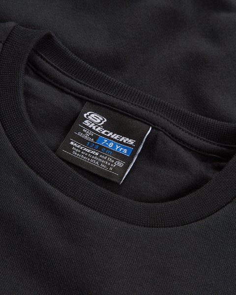 Skechers Skech Sweats  Elevate Crewneck  Sweatshirt Büyük Erkek Çocuk Siyah Sweatshirt SK2620110-381-3