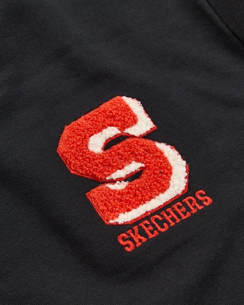 Skechers Skech Sweats  Elevate Crewneck  Sweatshirt Büyük Erkek Çocuk Siyah Sweatshirt SK2620110-381-4