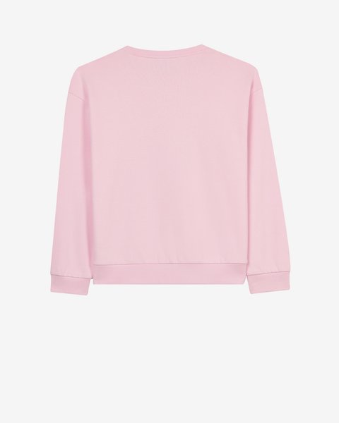 Skechers Skech Sweats  Elevate Crewneck  Sweatshirt Büyük Kız Çocuk Pembe Sweatshirt SK2620139-0098-5