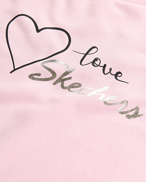 Skechers Skech Sweats  Elevate Crewneck  Sweatshirt Büyük Kız Çocuk Pembe Sweatshirt SK2620139-0098-8