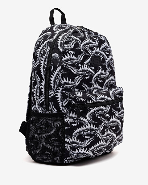 Skechers B Utılıty Backpack Set 2.0 Büyük Erkek Çocuk Siyah Sırt Çantası Seti SKCH8357-DBLK-3